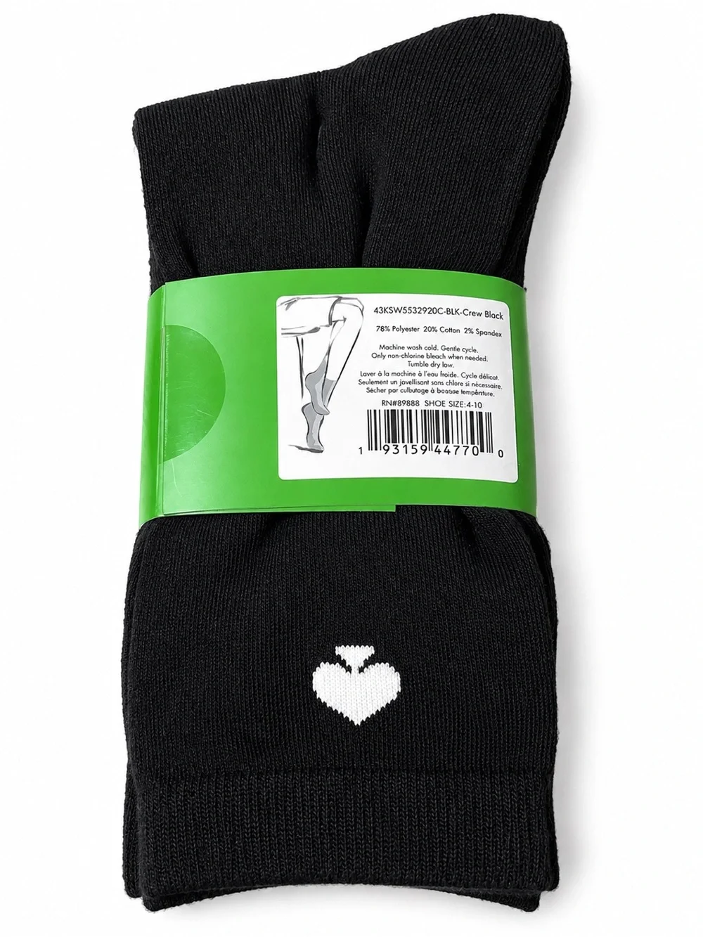 NWT Kate Spade New York Black, Pink & White Bow Crew Socks 3 Pack